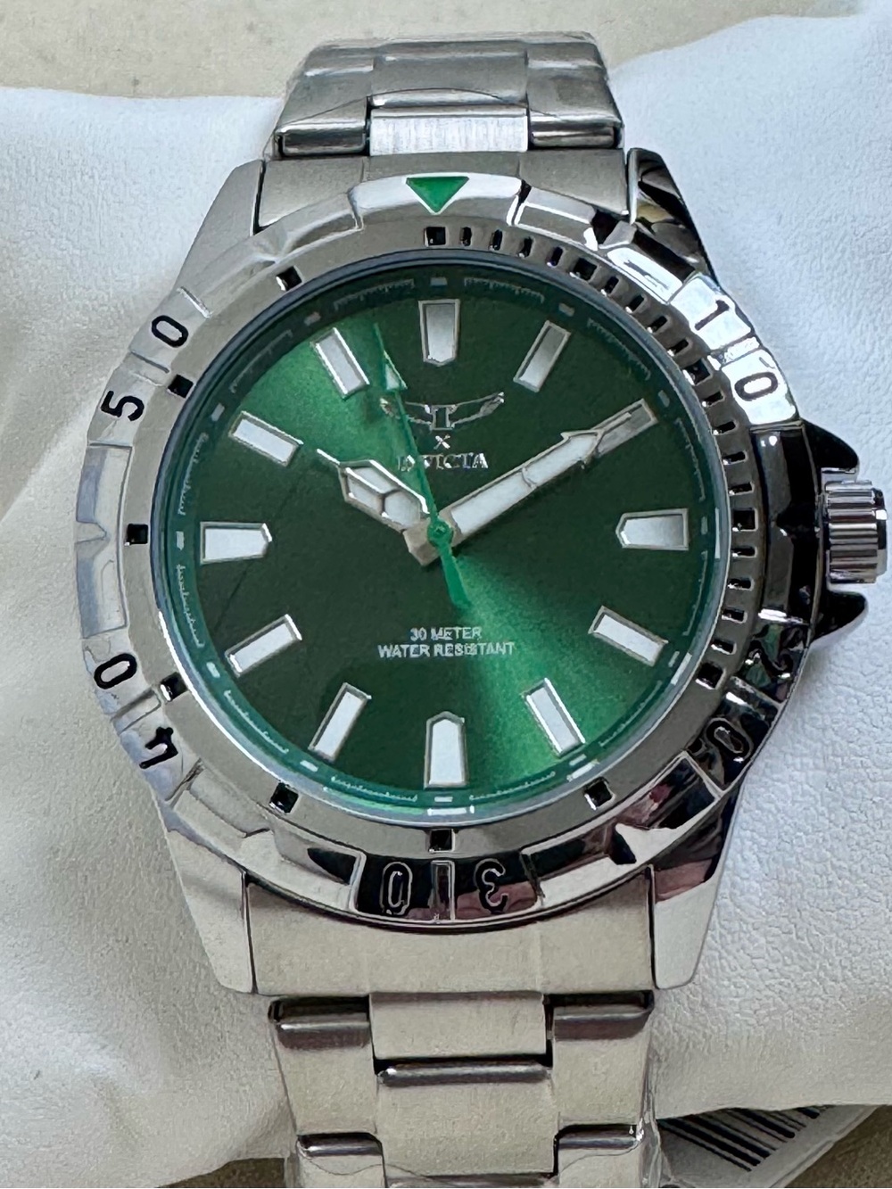 Invicta Men’s 42mm Green Dial Quartz Watch NWT